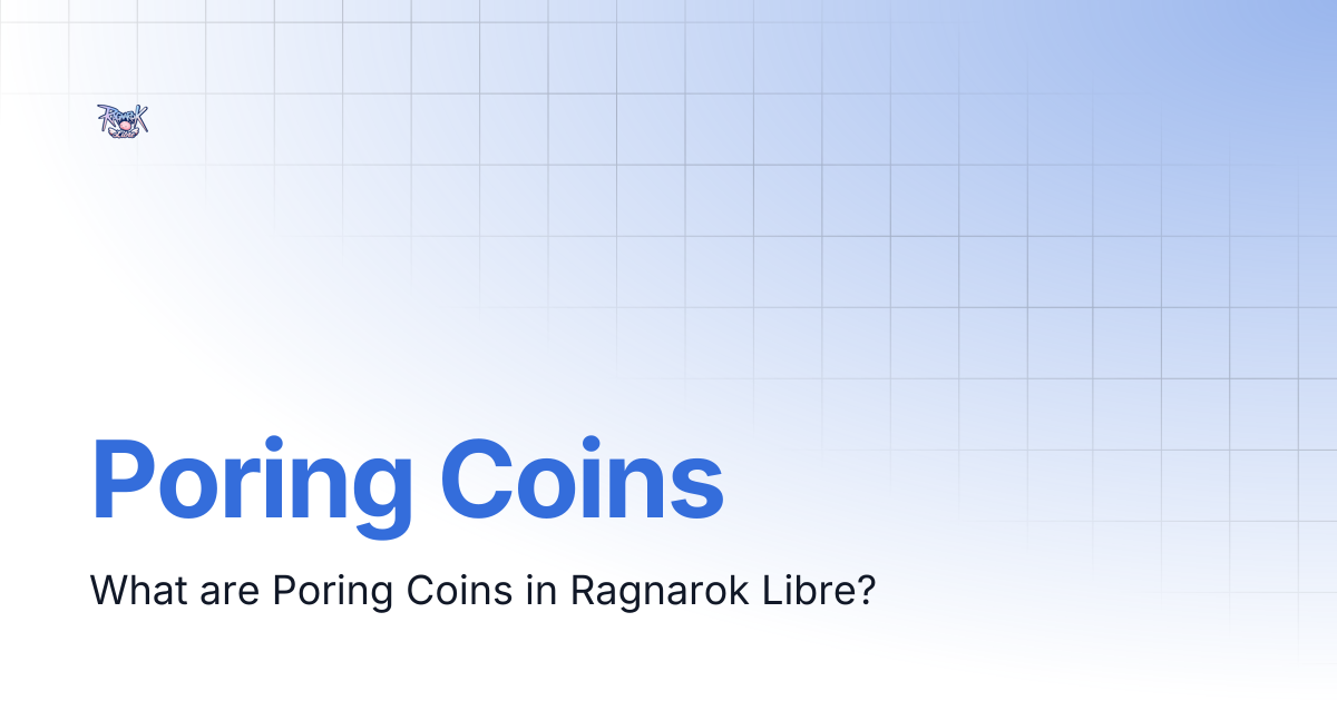 Poring Coins | Ragnarok Libre Wiki